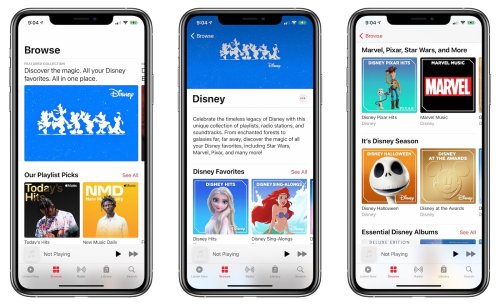 Apple Music Now Features Soundtracks and More From Disney, Marvel, Pixar, and Star Wars