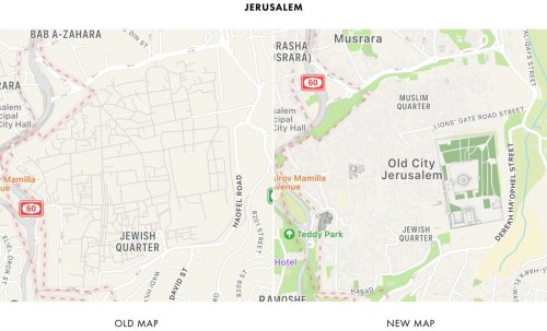 Updated Apple Maps Design Expanding to Israel, Palestine and Saudi Arabia