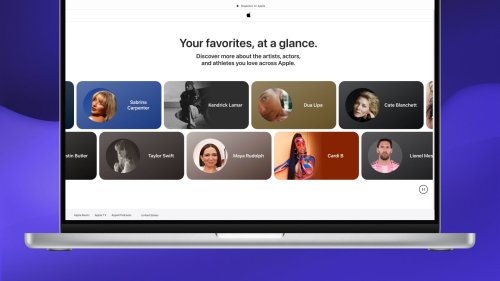 Apple Launches New 'Snapshot' Web Page: 'Your Favorites, At a Glance'