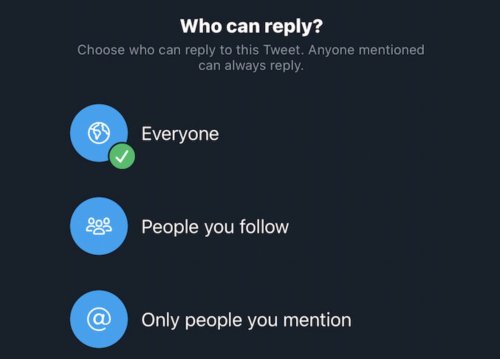 Twitter iOS App Now Lets All Users Limit Who Can Reply to Their Tweets [Update: Now Available]