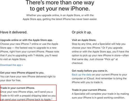iPhone Upgrade Program Customers Able to Trade In Old Devices by Mail for iPhone X Launch