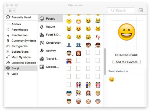 OS X 10.10.3 Puts More Focus on Emoji, Lays Groundwork for Skin Tone Modifiers