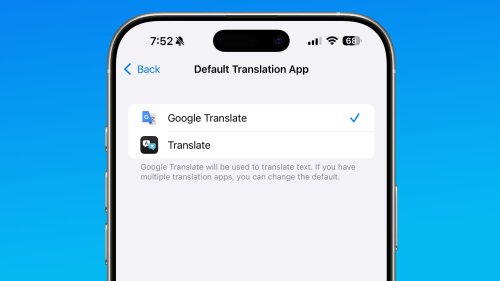 Google Translate Now Available as Default Translation App on iPhone and iPad