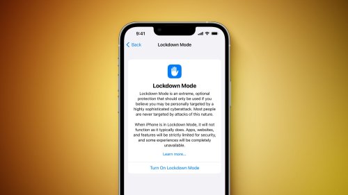 Apple Announces New Lockdown Mode on iOS 16 With 'Extreme' Level of Security
