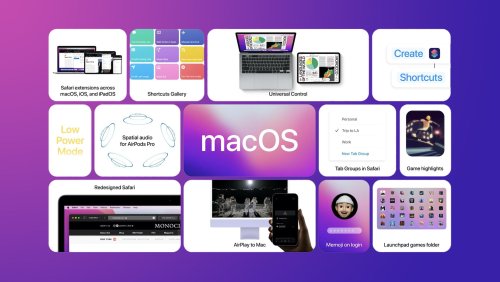 several macos monterey features