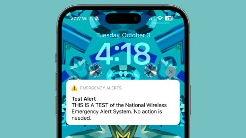 U.S. iPhone Users to Receive Emergency Test Alert Tomorrow