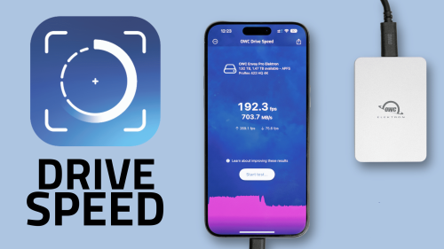 OWC Launches Drive Speed iOS App to Test External Drive Performance on iPhone