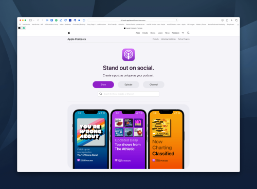 Apple Podcasts Marketing Tool for Social Media Released