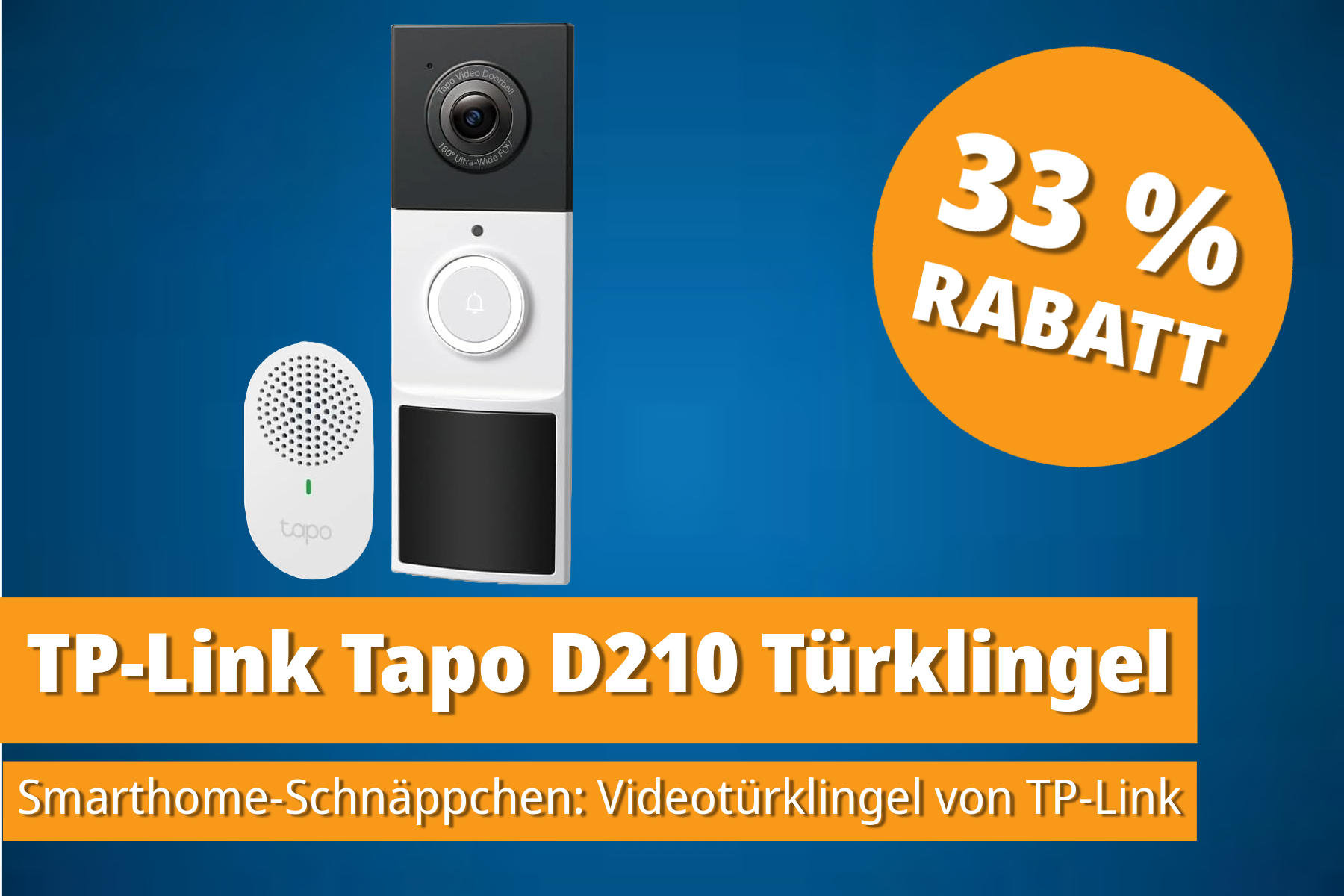 Tapo D210 Video-Türklingel: Smarthome-Schnäppchen bei Amazon