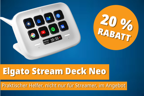 Erleichtert die Steuerung Ihres PCs: Das Elgato Stream Deck Neo kostet jetzt unter 80 Euro bei Amazon