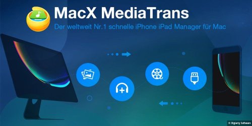 MacX MediaTrans gratis: iPhone Videos, Fotos & mehr auf/von Mac übertragen