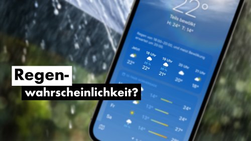 Wetter-Apps: Was bedeutet die Regenwahrscheinlichkeit?