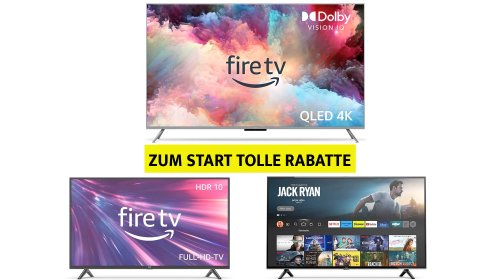 Amazon QLED-TV für 399 Euro: neue Fire-TV-Fernseher mit riesigen Einführungs-Rabatten
