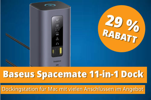 Baseus Spacemate Displaylink Docking Station: Vielseitige 11-in-1-Lösung – jetzt im Angebot!