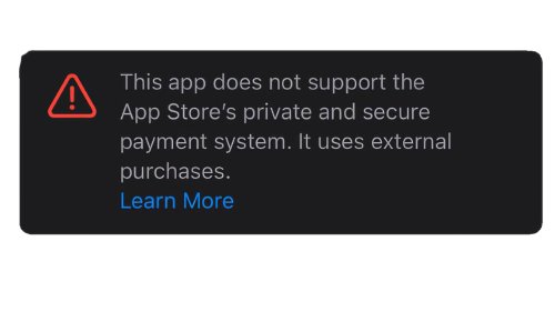 Apple warnt im App Store vor Bezahlsystemen Dritter