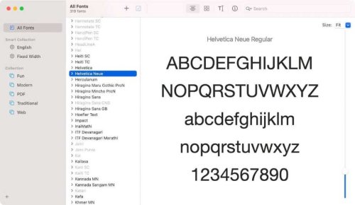 How to make use of typographic refinement in Pages & other macOS apps