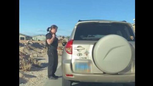VIDEO: Bei Verkehrskontrolle - Polizist entdeckt seine Frau in fremdem Auto!