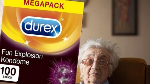 Oma kauft XXL-Packung Kondome, weil sie glaubt, es sei Tee