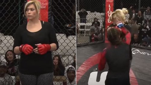 VIDEO: Mutter will MMA ausprobieren - Gegnerin trennt Körper von Geist