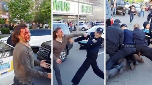 Brutaler Street Fight: Olympiasieger vs. 7 Polizisten