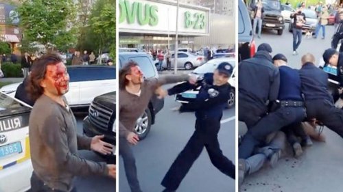 Brutaler Street Fight: Olympiasieger vs. 7 Polizisten