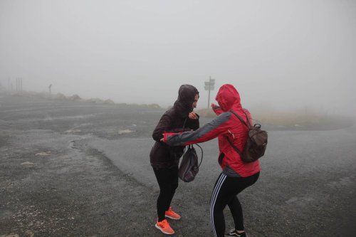 Dramatische Szenen auf dem Brocken