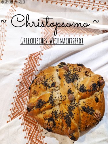 Christopsomo – Rezept für griechisches Weihnachtsbrot [Χριστόψωμο]