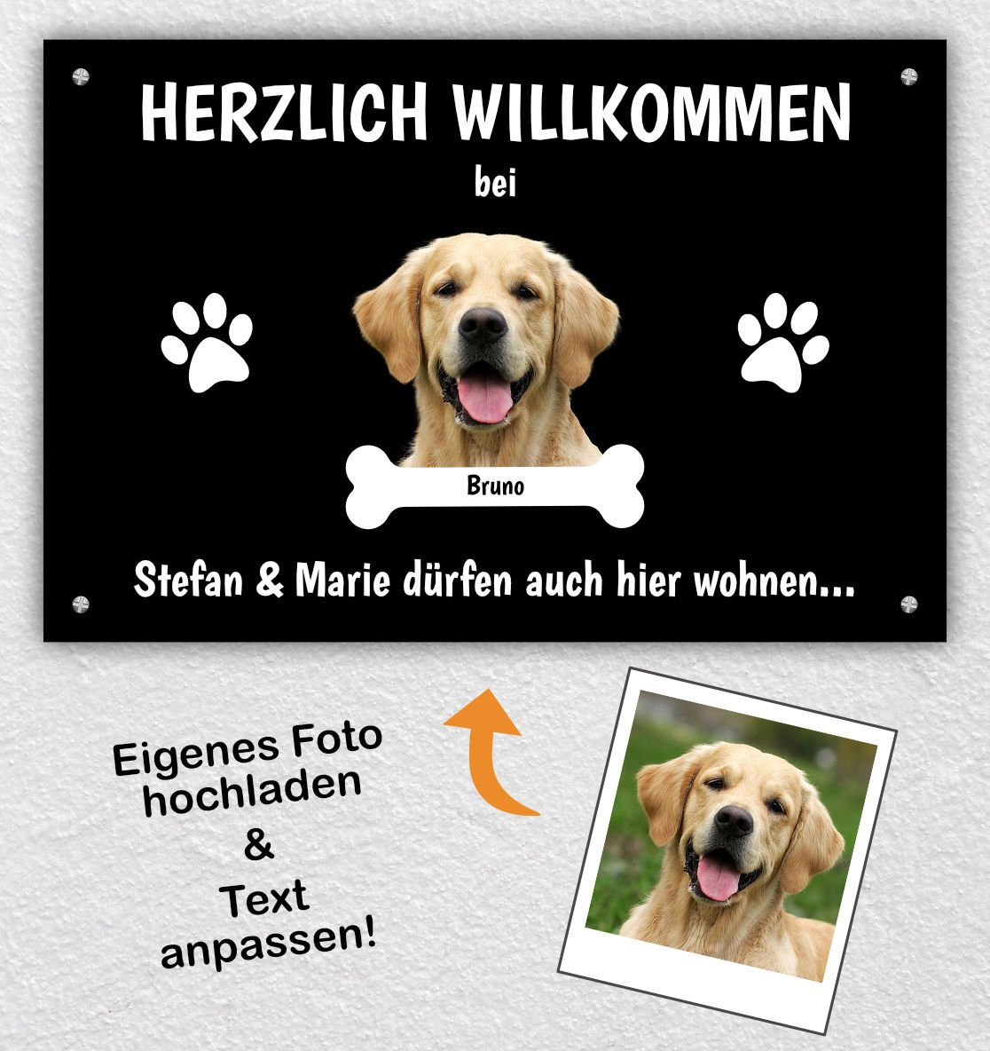 Personalisierte Hundeschilder cover image