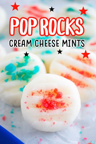 Pop Rocks Cream Cheese Mints