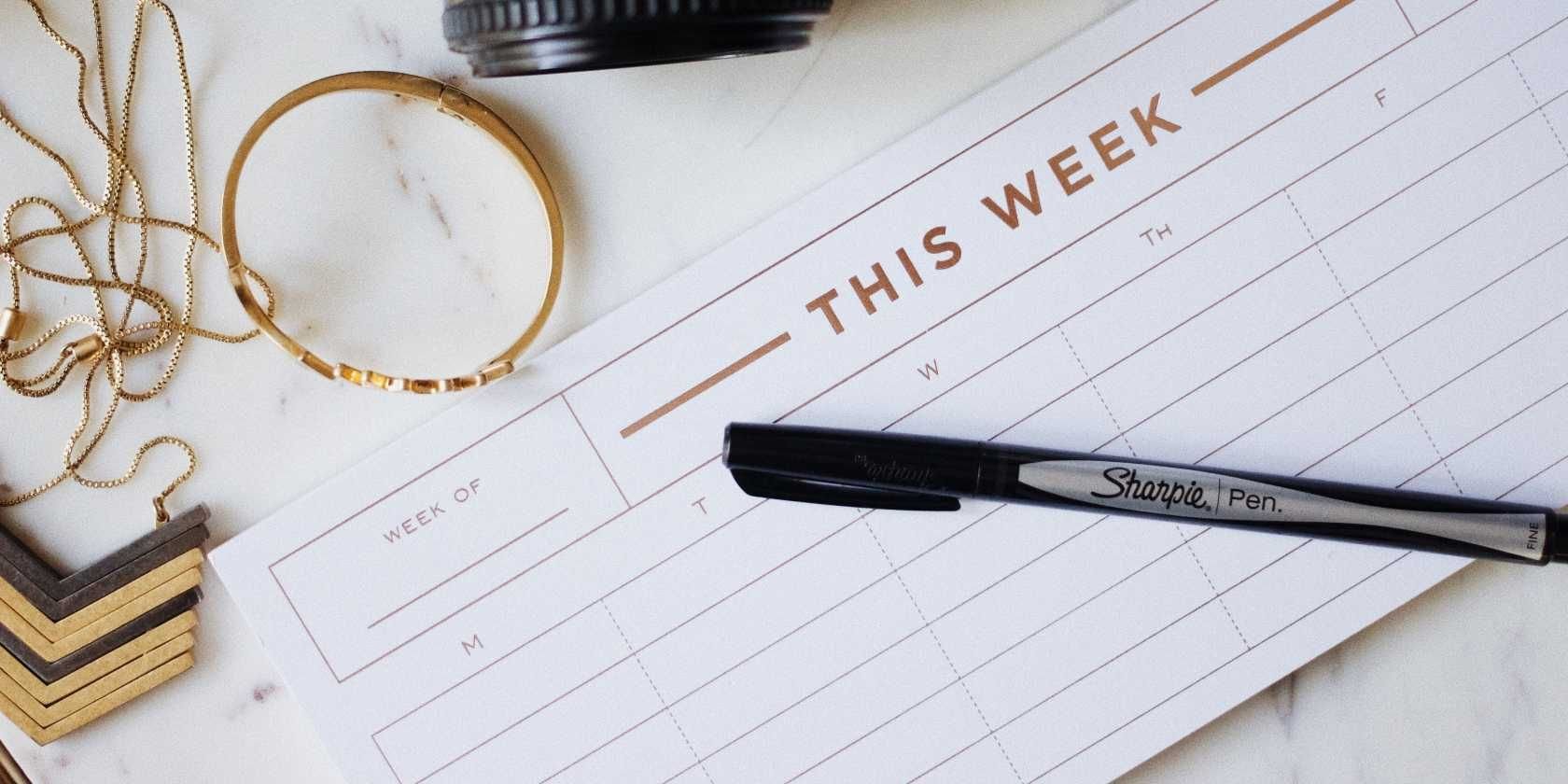 5 Free Weekly Planners to Organize Your Productive Tasks