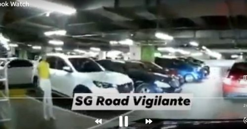 Woman in Singapore tries and fails to ‘reserve’ parking lot after motorist reverses vehicle into it (VIDEO)