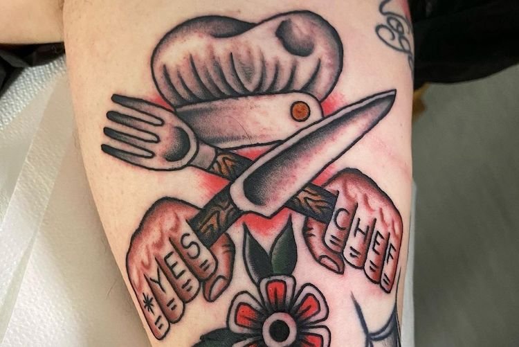 50 Chef Tattoo Ideas for Those Looking to Share Their Passion for Cooking |  Flipboard