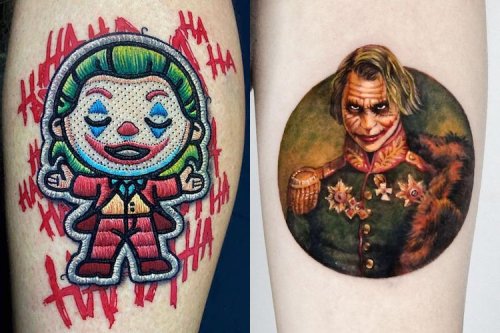 Joker piece tattooed today kidsloveinklondon  heathledger heathle   TikTok