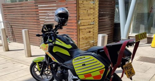 Blood bank volunteer devastated after callous thieves steal vital motorbike