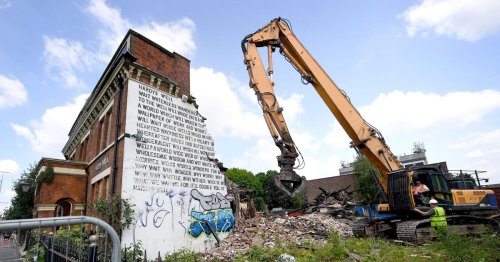 Almost 200-years of history brought to sad end as south Manchester landmark bulldozed