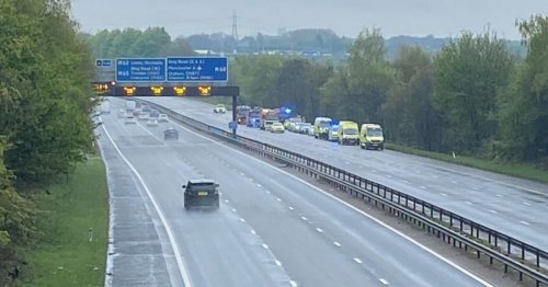 Woman, 33, dies following crash on M66 motorway near Bury