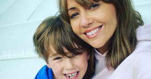 Corrie's Samia Longchambon shares emotional throwback of son with soap legend
