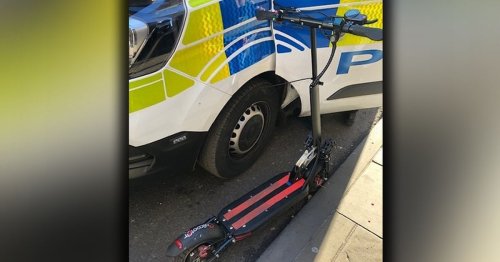 Police seize e-scooter from man spotted speeding down busy Market Street