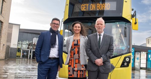 First of Greater Manchester's new yellow buses unveiled six months ...