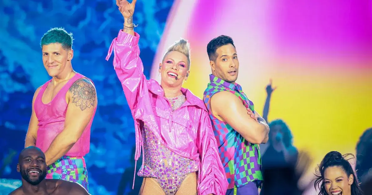 Pink gives fans a night to remember with spectacular show at the University of Bolton Stadium