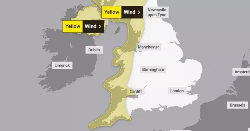 All the places where weather warnings are in place as Storm Kathleen to hit - according to the Met Office