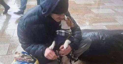 Rough sleeper, 41, at centre of emotional family reunion in Manchester dies next to his dog outside Costa