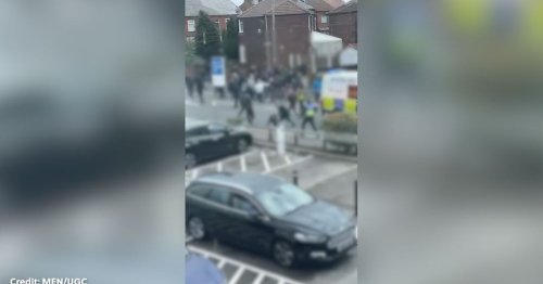 MP Angela Rayner 'disgusted' as football hooligans brawl 'where kids play'