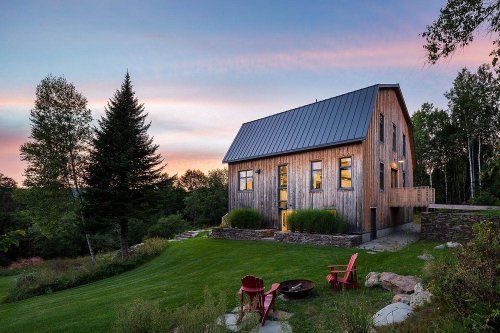 100-Year-Old Barn Turned into a Beautiful Modern Home in Quebec