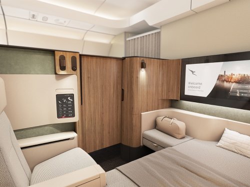 Qantas A350 First and Business Class Cabins Revealed