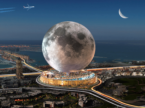 Dubai’s $7 Billion Moon-Shaped Luxury Resort is Out of this World