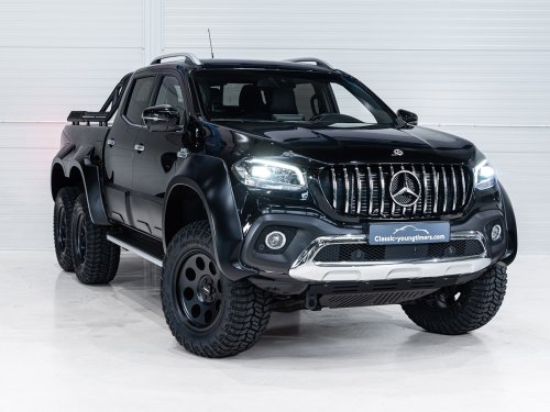 This 6-Wheeled Mercedes-Benz X 350d is Built to Survive the Apocalypse
