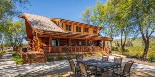 a-california-log-cabin-on-360-acres-lists-for-28-million-flipboard