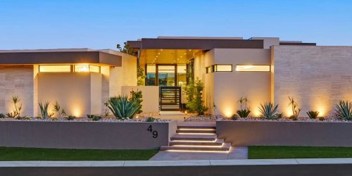 Architectural Home With 18-Foot Ceilings Hits Las Vegas’s Hot Luxury Market