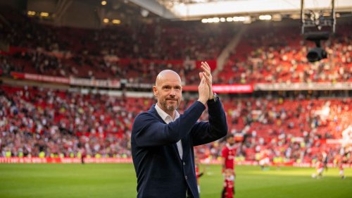 Ten Hag reacts after matching Sir Alex record